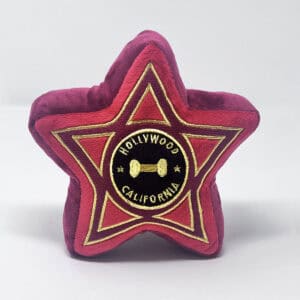 Plush Hollywood Star dog toy inspired by the Walk of Fame